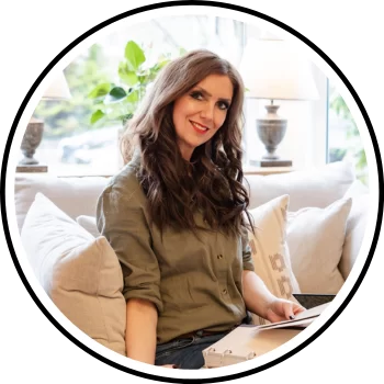 Michaela Prince, an interior designer and owner of Popfox Interiors, smiling