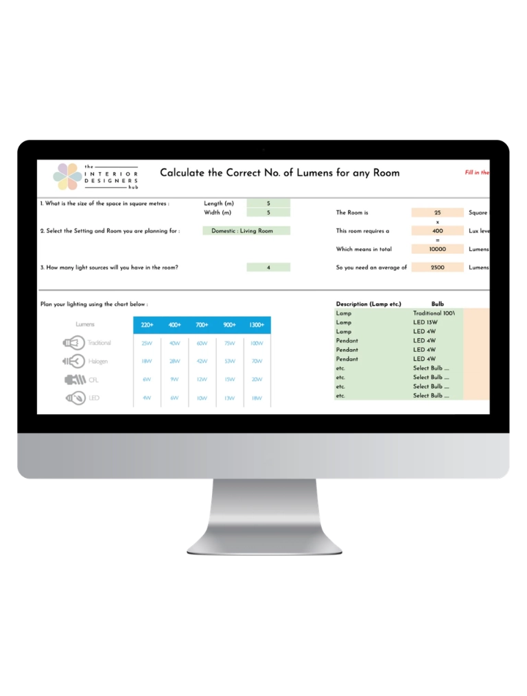Opt In page Lighting Calculator